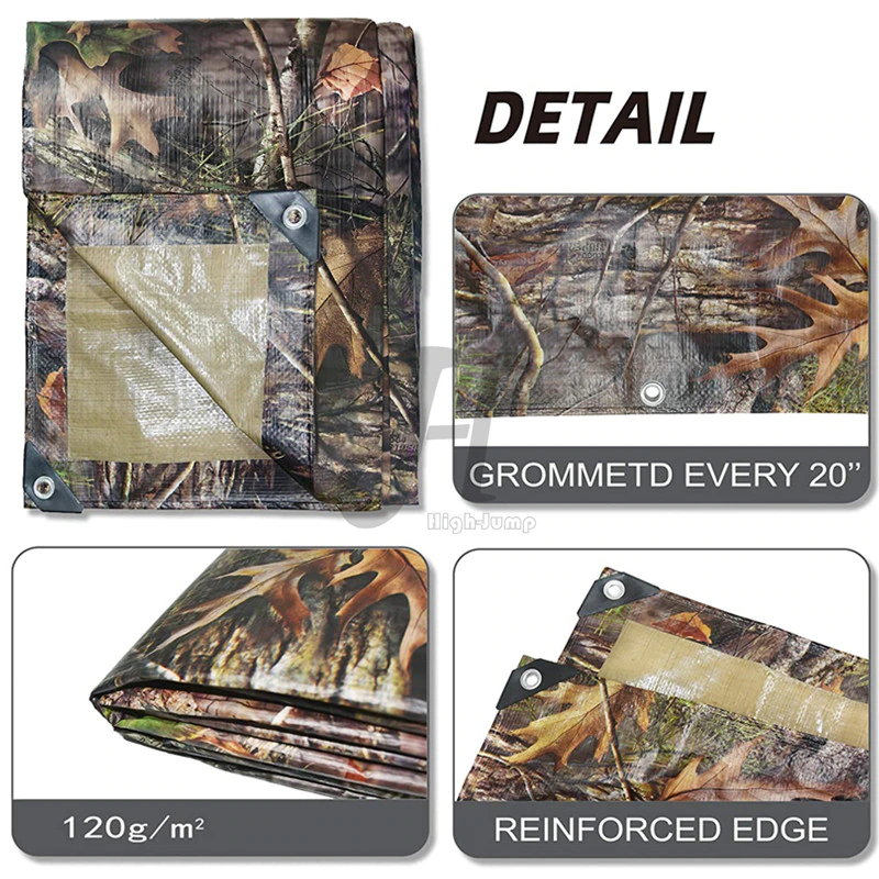 Cheap Goat Tents Heavy Duty Multi Used Tarp Rainproof Sun UV PE Tarpaulin Sun Shade Sails Awning Tents Home Garden Camping Equipment Accesorios   